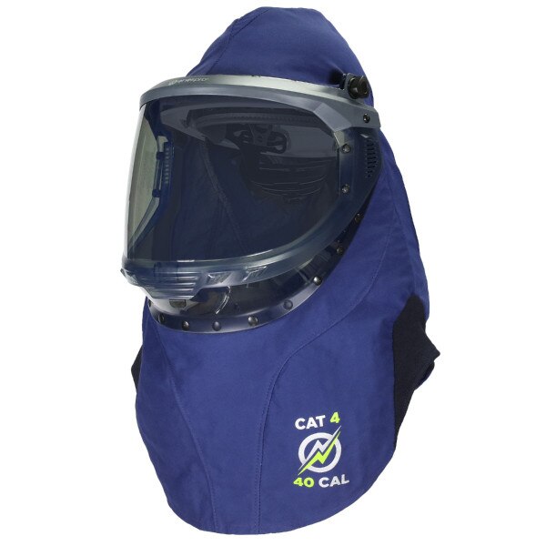 Enespro AGP 40 Cal Arc Flash Lift Front Hood in Navy